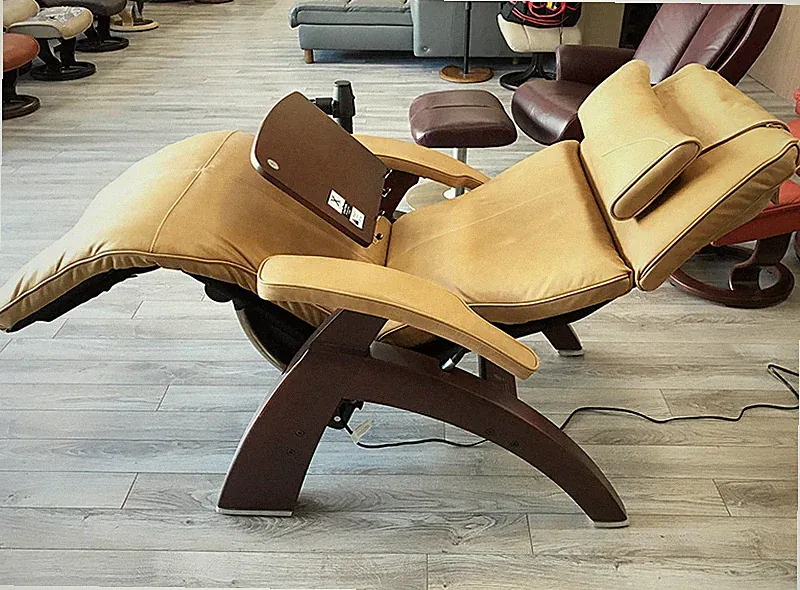 HT Human Touch Omni-Motion PC-610 Power Perfect Chair Recliner Premium Sycamore