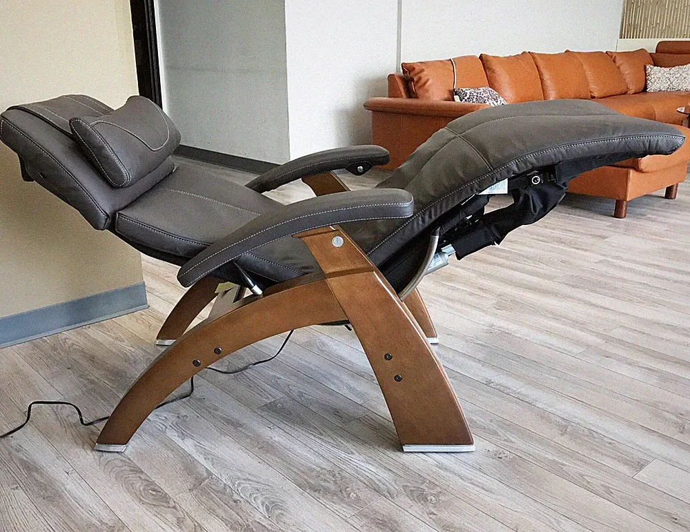 Human Touch PC-600 Silhouette Perfect Chair Recliner in Espresso Premium Leather
