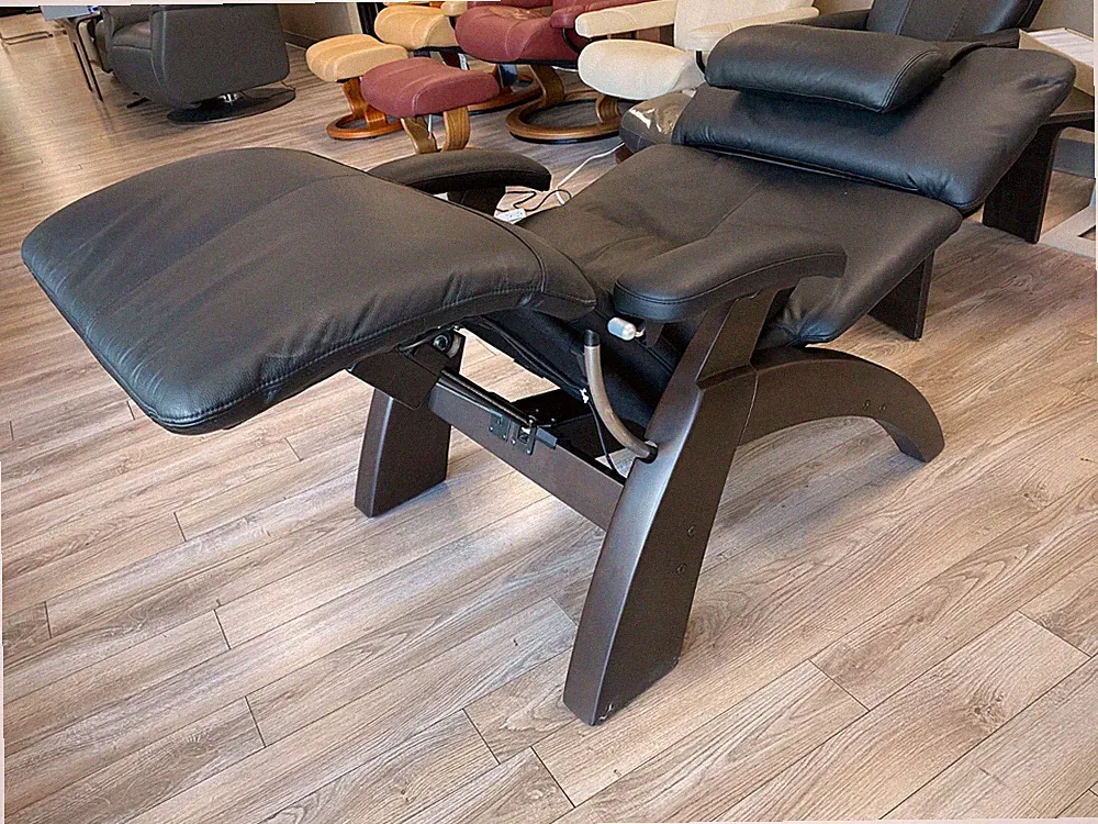 Human Touch Perfect Chair PC-095 Power Electric Recliner Black Leather