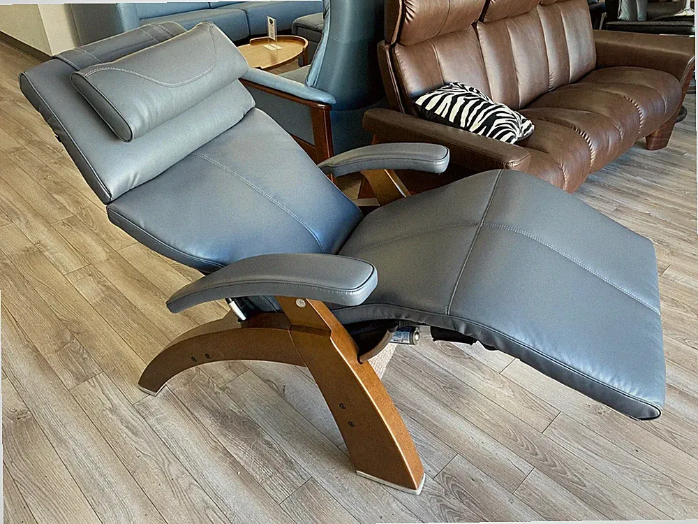 Human Touch Perfect Chair PC-420 Classic Manual Plus Charcoal Ultra Leather