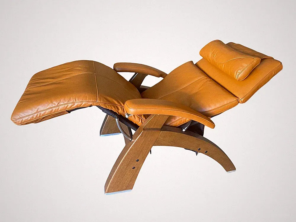 Human Touch Perfect Chair PC-420 Classic Manual Plus Supreme Saddle Leather